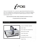 Preview for 3 page of iFog I-180 User Manual