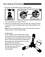 Предварительный просмотр 12 страницы iFootage Seastars Q1S User Manual