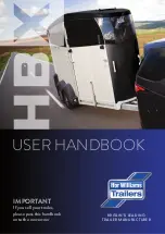 Ifor Williams Trailers HBX User Handbook Manual preview