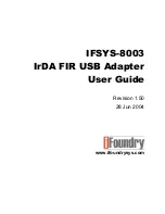 Preview for 1 page of IFoundry Systems IFSYS-8003 User Manual