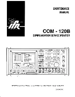 IFR COM-120B Maintenance Manual preview