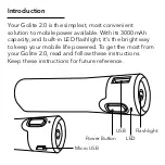 Preview for 2 page of ifrogz Golite 2.0 Instructions Manual