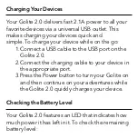 Preview for 4 page of ifrogz Golite 2.0 Instructions Manual