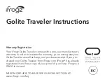 Preview for 1 page of ifrogz Golite Traveler Instructions Manual