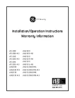 ifs AR1000 Installation & Operation Instructions предпросмотр