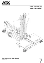 ifs ATX B-SQUAT Owner'S Manual preview