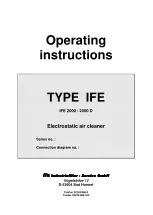 ifs IFE 2000 Operating Instructions Manual предпросмотр