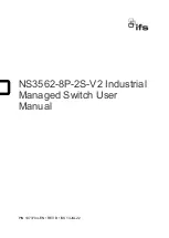 Предварительный просмотр 1 страницы ifs NS3562-8P-2S-V2 User Manual