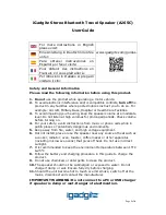 Предварительный просмотр 1 страницы iGadgitz AJ65C User Manual