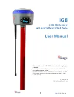 iGage iG8 User Manual preview