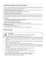 Preview for 12 page of IGBT MIG-160 User Manual