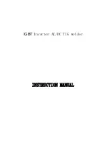 IGBT TIG-200 Instruction Manual preview