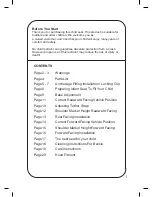 Preview for 2 page of IGC Dorel Pty Ltd CCA 2010 Instruction Manual