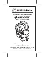 IGC Dorel MAXI-Cosi MCM 2010 Instruction Manual preview