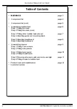 Preview for 2 page of IGC Dorel Mother's Choice Toddler Bed with Drawer Instruction Manual & User Manual