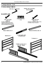 Preview for 4 page of IGC Dorel Mother's Choice Toddler Bed with Drawer Instruction Manual & User Manual