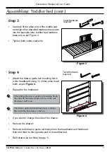 Preview for 7 page of IGC Dorel Mother's Choice Toddler Bed with Drawer Instruction Manual & User Manual