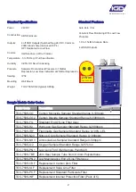 Предварительный просмотр 2 страницы IGD TOC-750S-CO Operation Manual