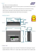 Предварительный просмотр 7 страницы IGD TOCSIN 650 SERIES Operation And Maintenance