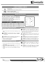 Preview for 9 page of IGEFA bluematic SD 43 ORBITAL Use And Maintenance Manual