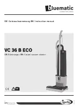 Предварительный просмотр 1 страницы IGEFA bluematic VC 36 B ECO Instruction Manual