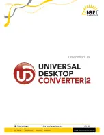 Предварительный просмотр 1 страницы Igel Converter 2 User Manual