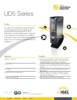 Предварительный просмотр 1 страницы Igel UD5 Series Specifications