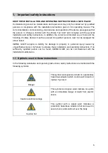 Preview for 5 page of Igema BTU-100 Installation And Operating Instructions Manual