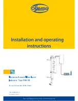 Igema EWLI-3B Installation And Operation Instruction Manual preview