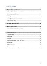 Preview for 3 page of Igema EWLS Installation And Operating Instruction