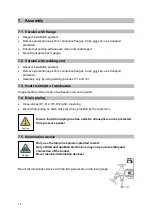 Предварительный просмотр 16 страницы Igema TG200 Installation And Operation Instruction Manual