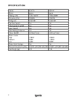 Preview for 6 page of iGenix 1G2610 User Manual