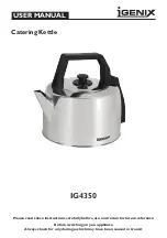 iGenix Catering IG4350 User Manual предпросмотр