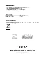 Preview for 4 page of iGenix DF2900 Instructions For Use