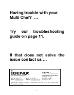 Preview for 3 page of iGenix IG1190 Instructions For Use Manual