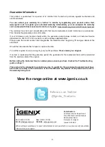 Предварительный просмотр 10 страницы iGenix IG2810 Instructions For Use Manual