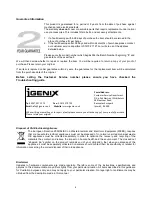 Предварительный просмотр 6 страницы iGenix IG3001 Instructions For Use Manual