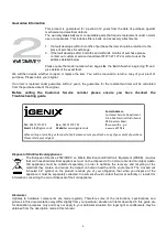 Предварительный просмотр 6 страницы iGenix IG3020 Instructions For Use Manual