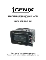 iGenix IG7026 Instructions For Use Manual preview