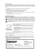 Preview for 6 page of iGenix IG7026 Instructions For Use Manual