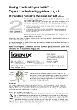 Предварительный просмотр 2 страницы iGenix IG7250 Instructions For Use