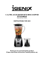 Preview for 1 page of iGenix IG8300 Instructions For Use Manual