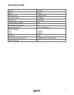 Preview for 5 page of iGenix IG9041 User Manual