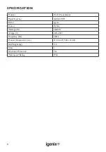 Preview for 6 page of iGenix IG9520WIFI User Manual