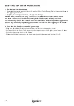 Предварительный просмотр 10 страницы iGenix IG9600WIFI User Manual