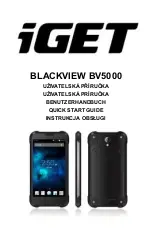 Iget BLACKVIEW BV5000 Quick Start Manual preview