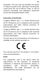 Preview for 36 page of Iget FIT F20 Quick Start Manual