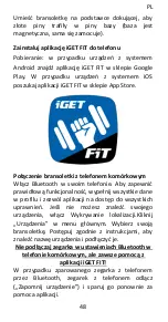 Preview for 48 page of Iget FIT F20 Quick Start Manual