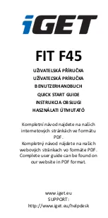 Preview for 1 page of Iget FIT F45 Quick Start Manual