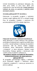 Preview for 54 page of Iget FIT F45 Quick Start Manual